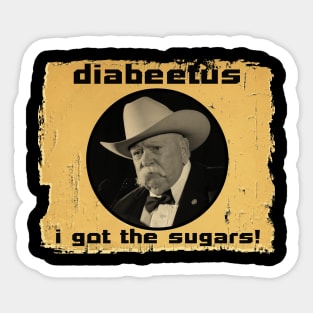 diabeetus - the sugar //Design On tshirt for to all supporters Sticker